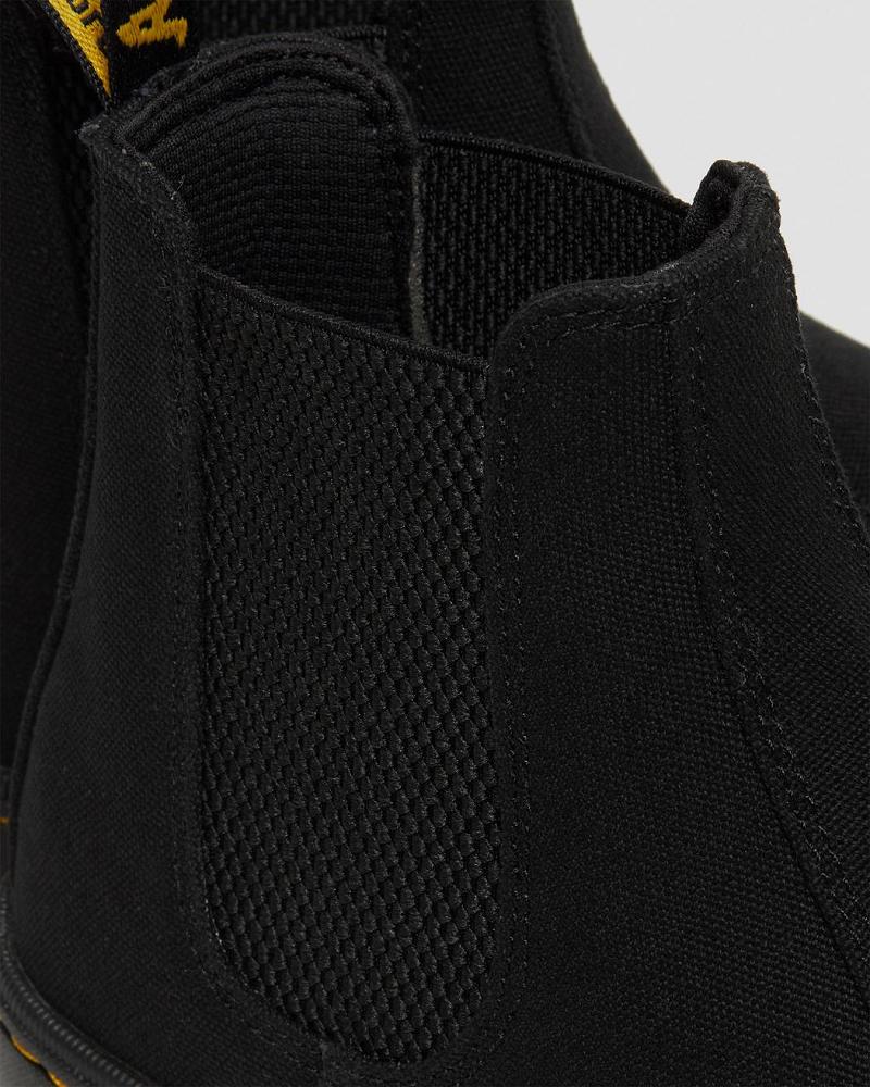Dr Martens Makela Canvas Casual Ankelstøvler Dame Sort | DK 62EBC